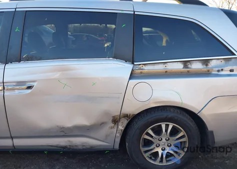 2012 Honda Odyssey Ex-L из США, поврежденный, VIN 5FNRL5H60CB007718